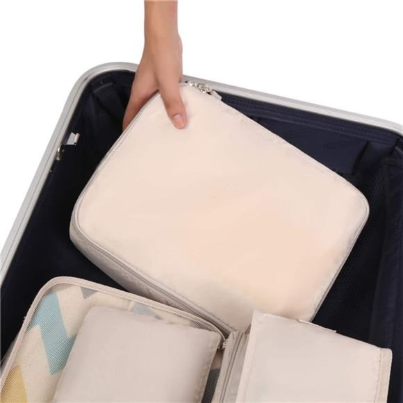8 Pcs Set Packing Cubes Luggage Packing Organizers for Travel Accessories - Picture 2 of 6